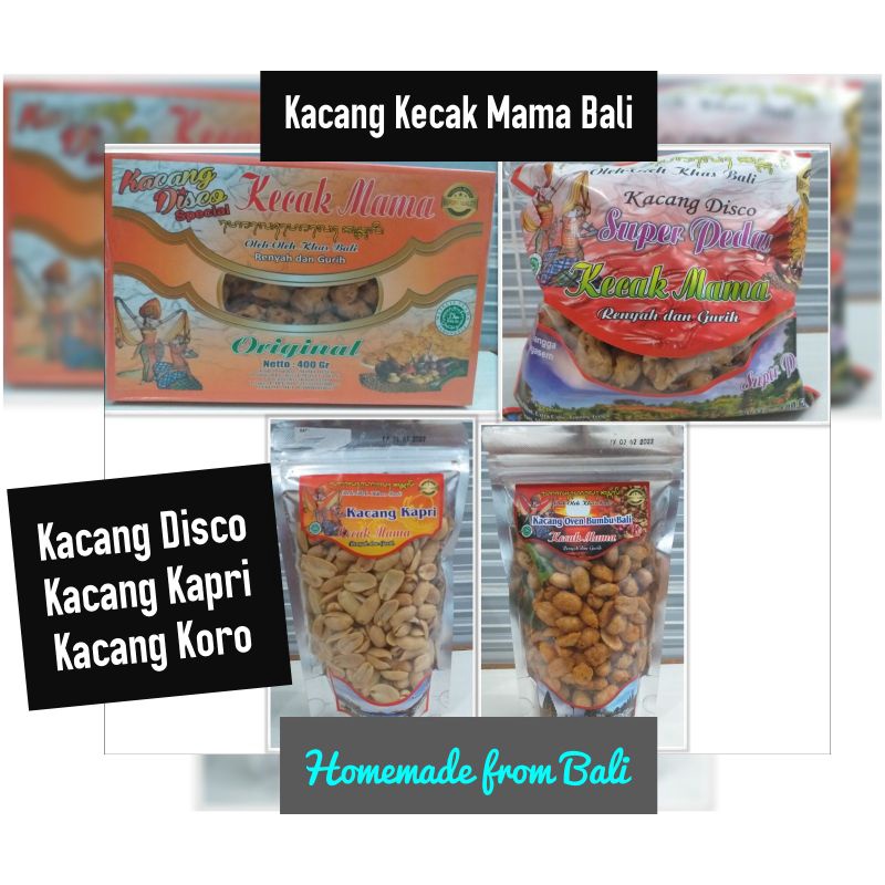 

Kacang Kecak Mama Bali 200GR ( Kacang Disco - Kapri - koro )