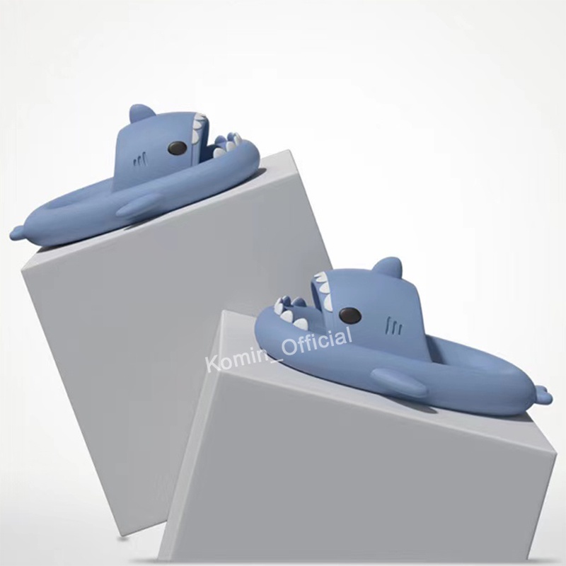 [Ukuran 24-35] Komin Sandal Anak Perempuan Lucu Sandal Hiu Slip On Sandal Anak Laki Laki Import Sendal Cewek Cartoon Anti Slip Sandal Cowok Korean Kids