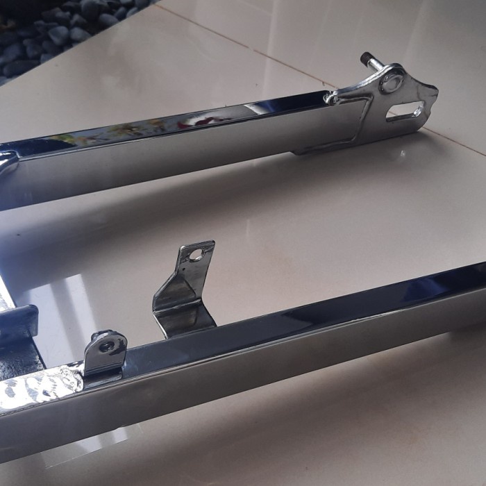 {ElvinaStore} swing arm rx king original chrome Diskon