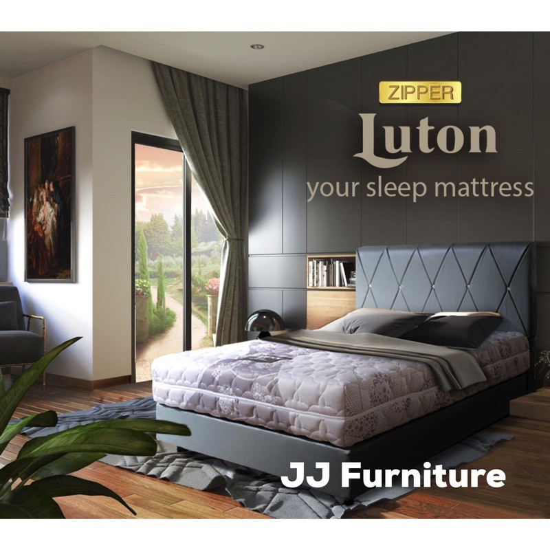 Kasur springbed luton zipper murah makassar