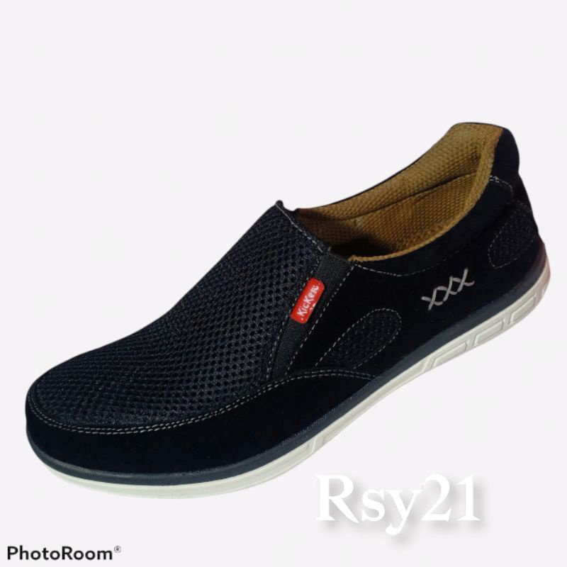 Sepatu Pria Casual Slip On Kerja Murah