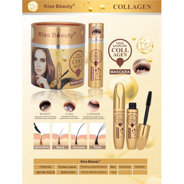 [ ECER ] KISSBEAUTY COLLAGEN MASCARA 03CN