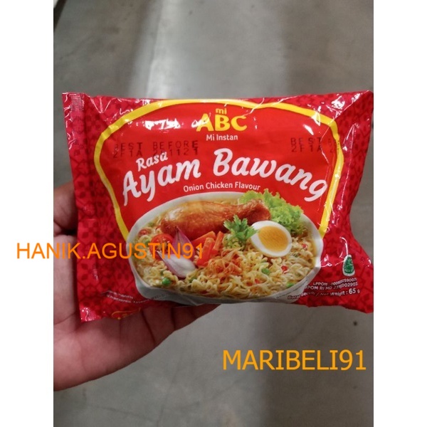 

ABC Mie Bumbu Rasa Ayam Bawang 70 Gr MB91