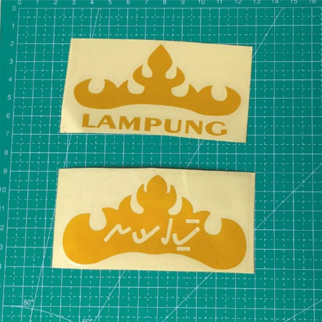 

stiker lampung / cutting / timbul /skotlet murah terlaris aksara lampung siger / alvi store20 anak rantau lampung