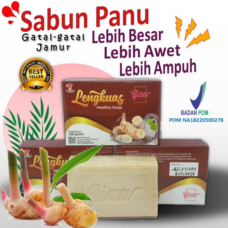 Sabun Herbal Lengkuas (Sabun Panu)