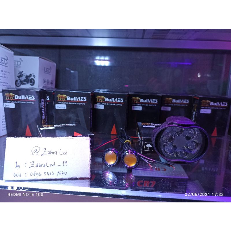 LAMPU LED MATA DIAM ELANG SUPER TERANG