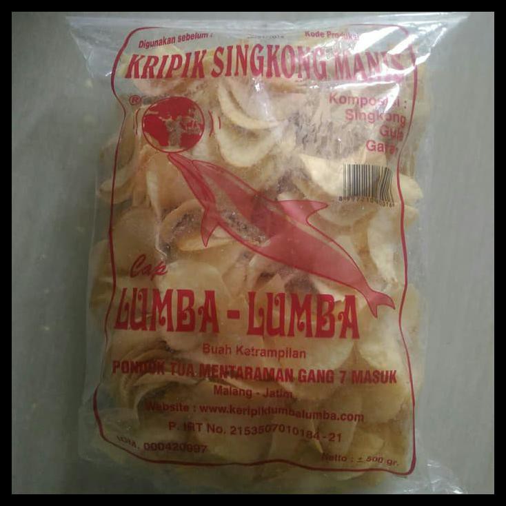 

HOT SALE Keripik Singkong Lumba Lumba Manis 500 gr - manis terjamin