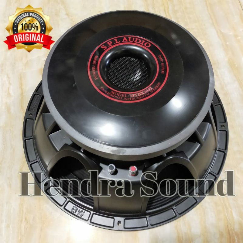 Komponen Speaker SPL Audio 18TBX2000 / 18 TBX 2000 (18 inch)