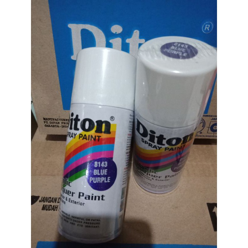 Pilok Pylok Pilox Cat Semprot Diton  Blue Purple 8143 150cc .