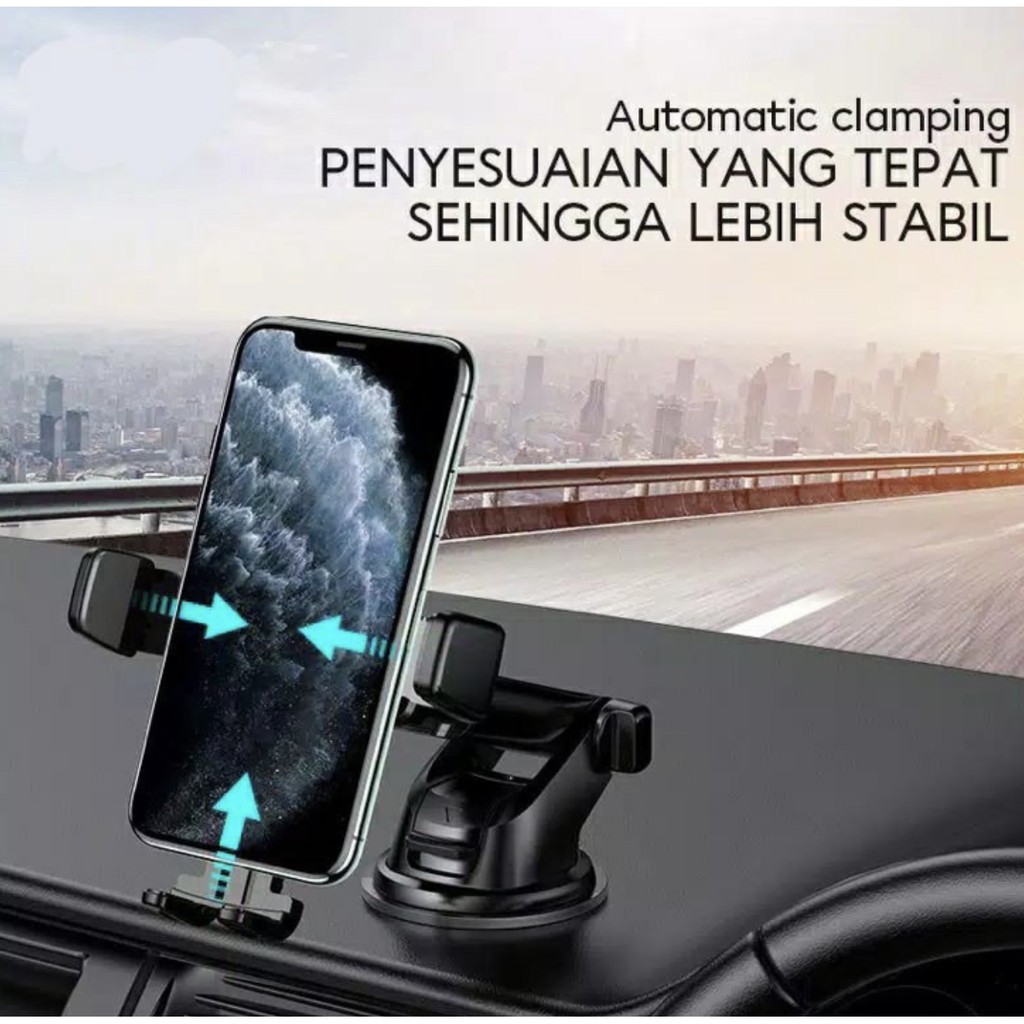 Universal car phone holder dashboard kaca mobil