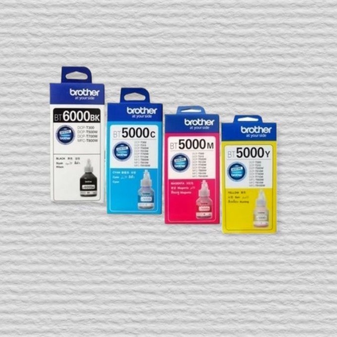 Paket 1 set Tinta Brother BT5000/BT6000 [B/M/C/Y] Original