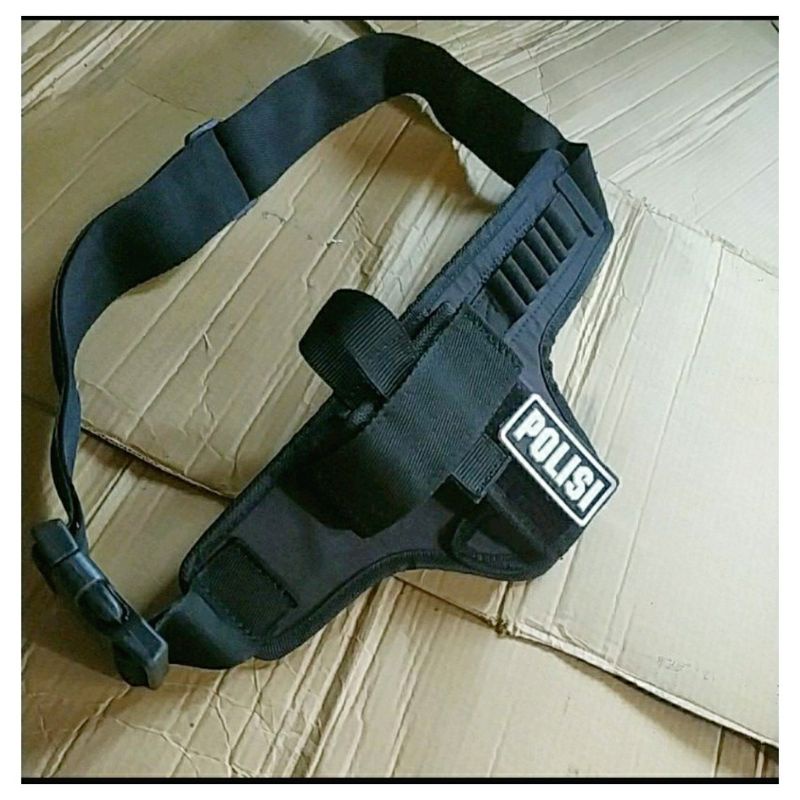 holster pinggang+ velcro perekat