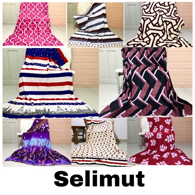 Selimut Motif Bulu Halus / Selimut Karakter
