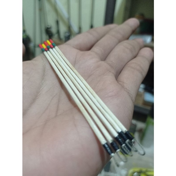 Pelampung/kumbul Ikan mas kayu balsa super sensitif 10cm