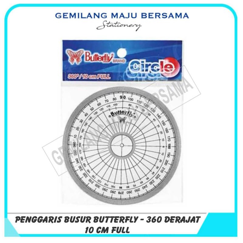 

Penggaris Butterfly BusurNo. 8 360/10cm