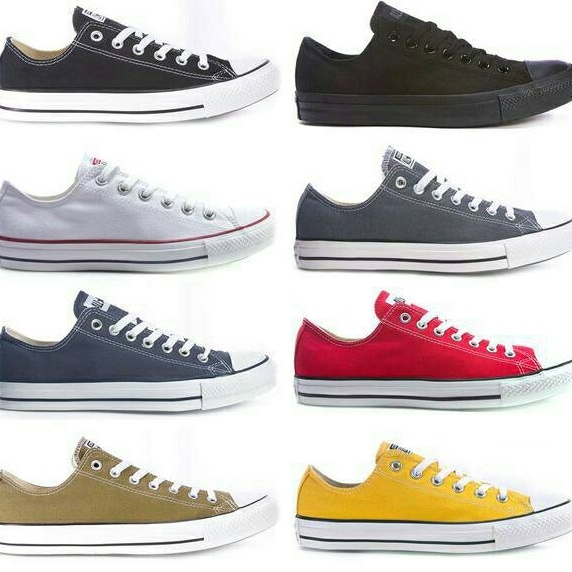 Fe201F0 Sepatu Wanita Pria Converse Allstar Sepatu Murah Grade Ori - Kuning, 36 T02Y020