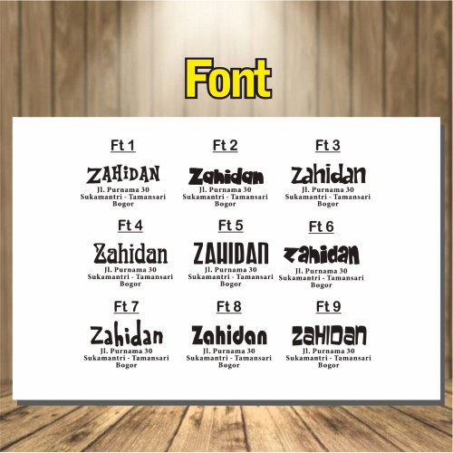 

KATALOG (tidak untuk diCHECKOUT )FONT STICKER PRINT AND CUT