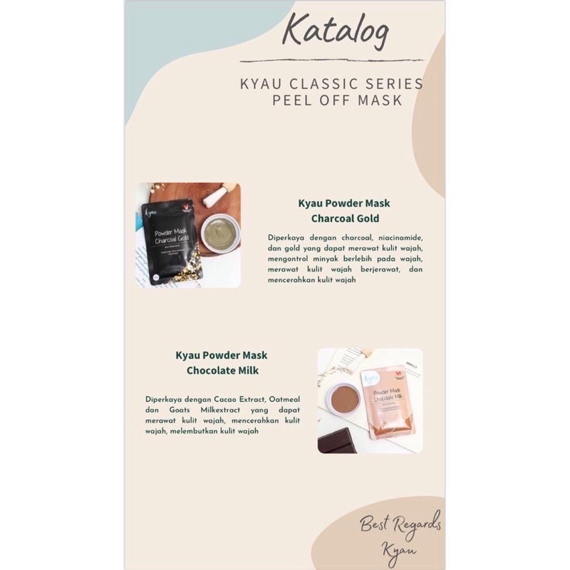 Kyau Classic Peel Off Mask 20 gram | Masker Organik