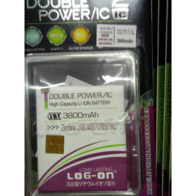 Baterai Batrai Asus Zenfone Live A007 ZB501KL Double Power