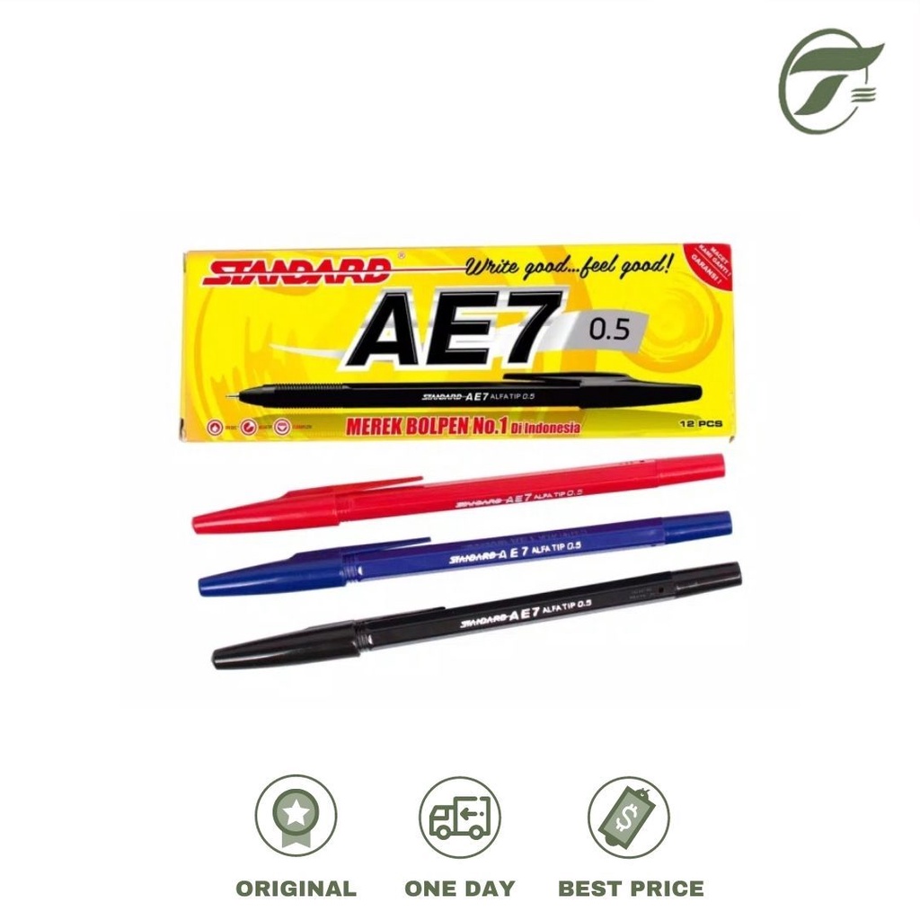 

BALLPEN AE7 0.5 ECER STANDARD (BLACK/BLUE/RED)