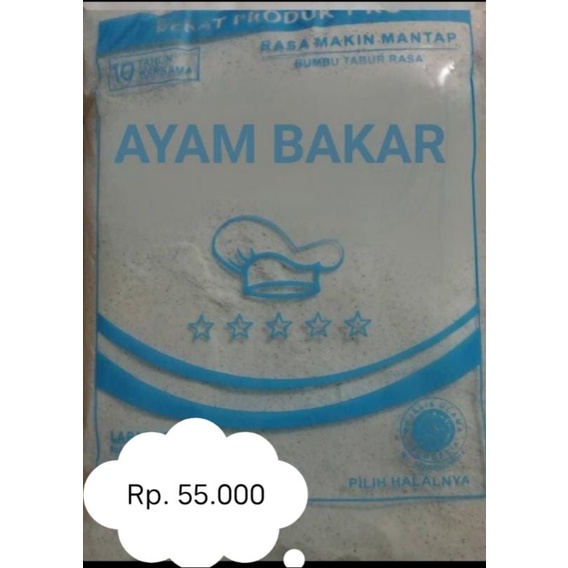 

bumbu tabur rasa ayam bakar 1kg