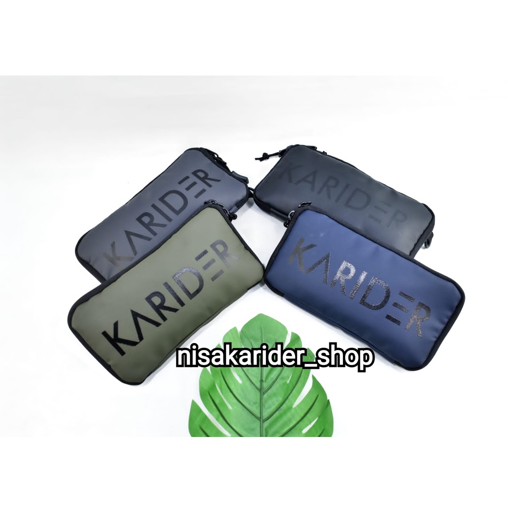 tas hp mini dan slempang karider pria/wanita waterproof real pic