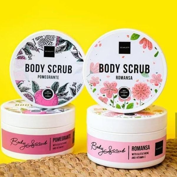 SCARLET Whitening Body Scrub Scarlett By Felicya Angelista