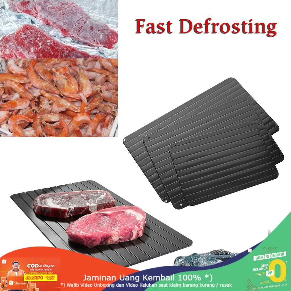 (BISA COD) RVOSTR Meijuner Talenan Defrosting Daging Beku Meat Fast Thawing Board Size L