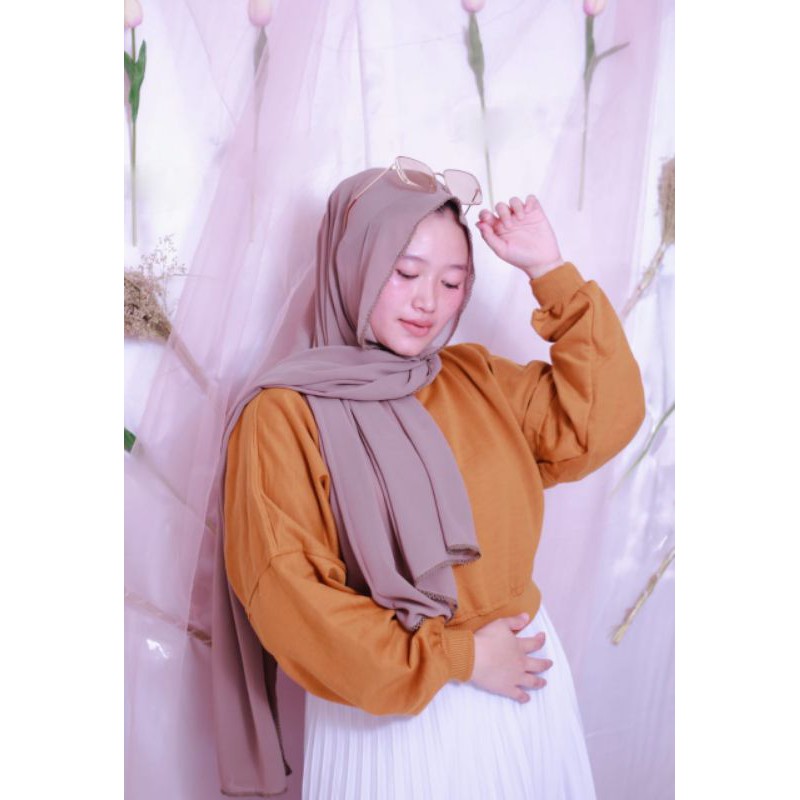 OVERSIZE CROOP SWEATER II SWEATER WANITA CROOP