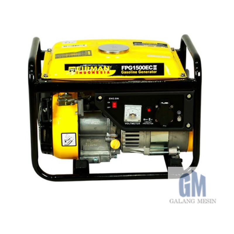 FIRMAN Genset Pembangkit Listrik Bensin FPG1500ECII Gasoline Generator 850 W FPG 1500 ECII