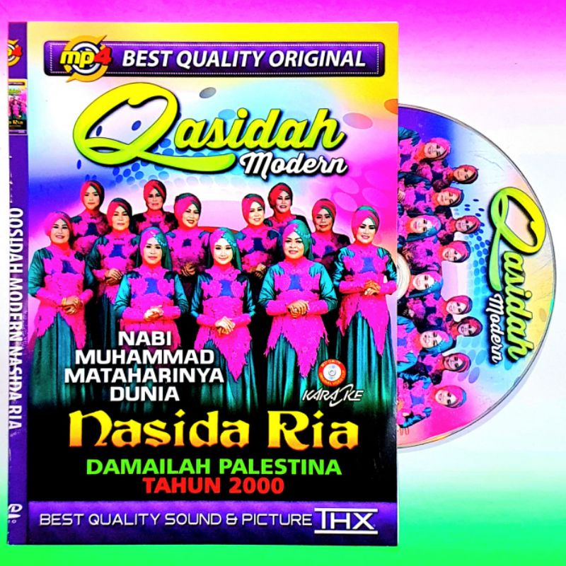 Kaset Mp5 Lagu Qasidah Moderen Nasida Ria Terbaru -Kaset Lagu Qasidah Terlaris