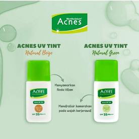 ACNES UV TINT SPF 35 PA +++ - ACNES SUNSCREEN NATURAL GREEN