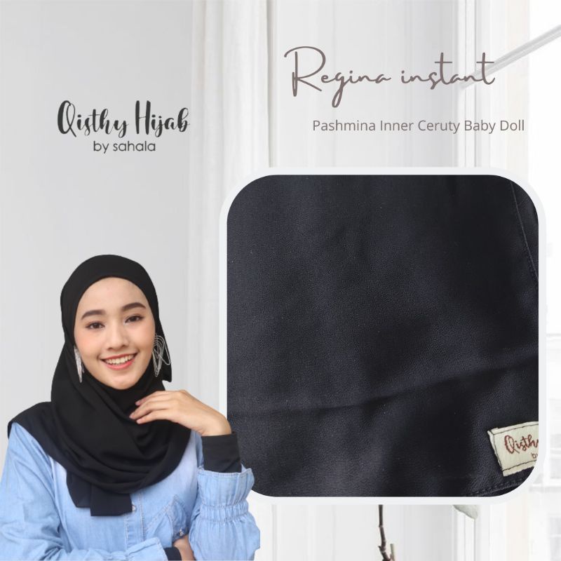 regina instan/hijab pasmina INner melayu cerutu baby doll premium