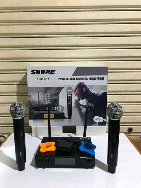 Mic shure urd11 / mic wireless shure urd 11/ mic handle shure/ profesional microphone shure