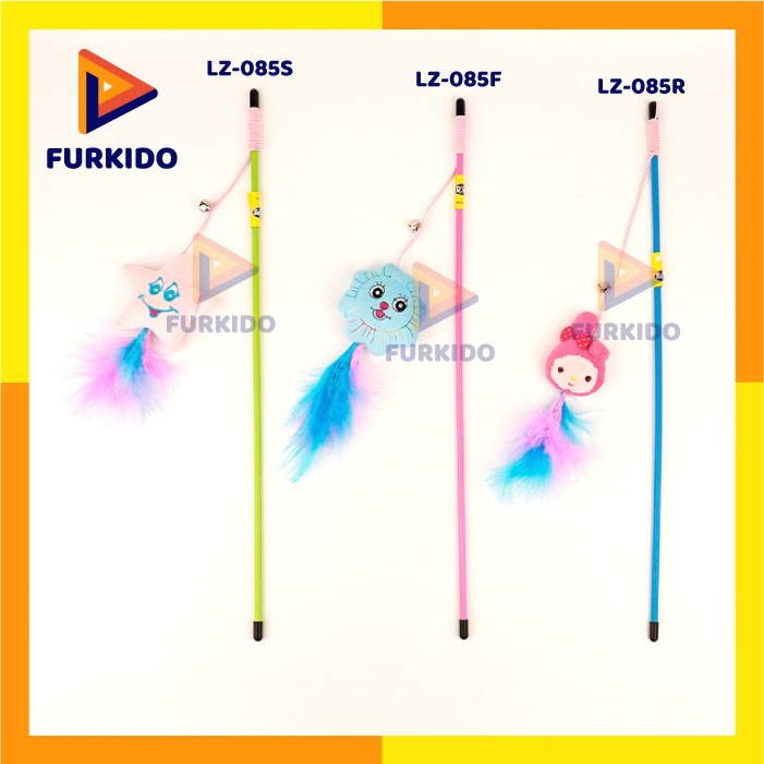 Cat Toy Teaser - Mainan Kucing Stick Teaser