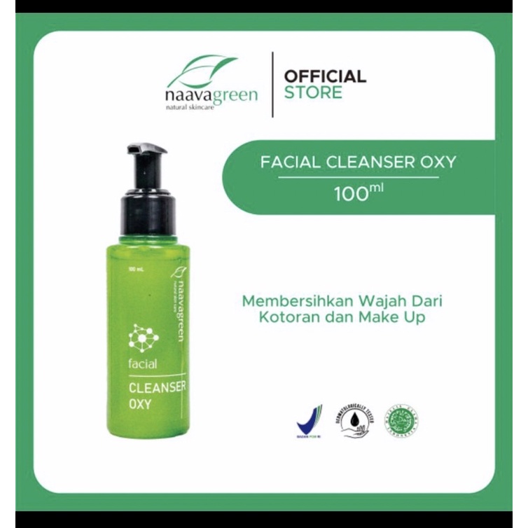 NAAVAGREEN FACIAL CLEANSER OXY FACIAL WASH OXY NAAVAGREEN FACIAL WASH FOR ACNE