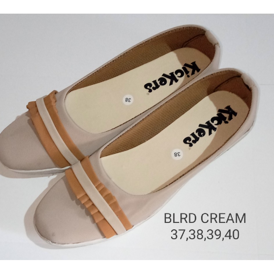 LF COLLECTION SEPATU FLATSHOES CEWEK KICKERS BLRD