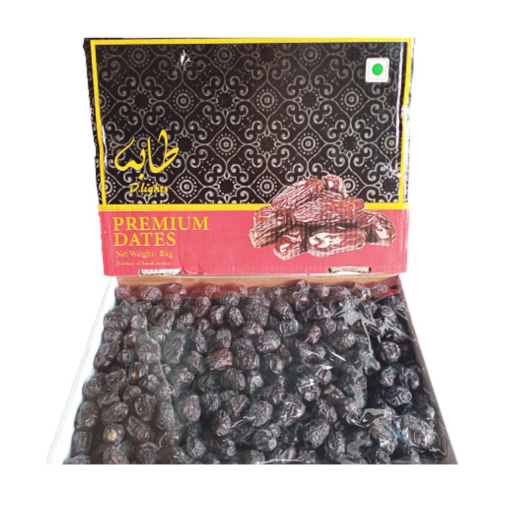 D LIGHTS PREMIUM AJWA DATES 1 KG / KURMA AJWA