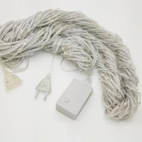 LAMPU AIR TERJUN LAMPU TIRAI HUJAN 3x3M 320 LED