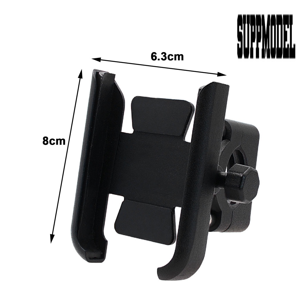 Stand Holder Handphone / Gps Adjustable Bahan Aluminum Alloy Untuk Stang Sepeda / Motor