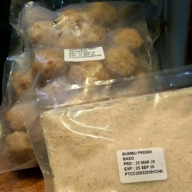 

Bakso urat kecil (+-50pc) set bumbu