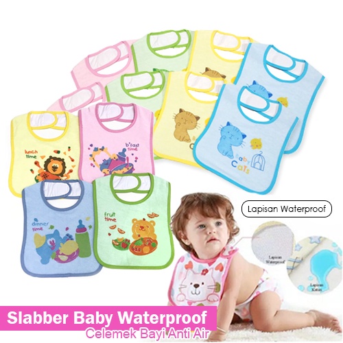 Celemek Bayi Bib Slabber Alas Makan Baby