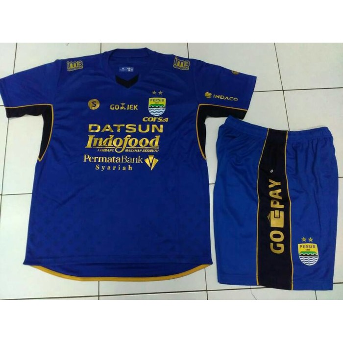 JERSEY BOLA STELAN PERSIB BANDUNG HOME 17/18 GRADE ORI (JERSEY+CELANA)