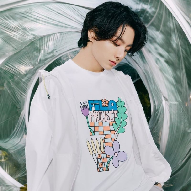 T shirt Jungkook Fila [Free gift]