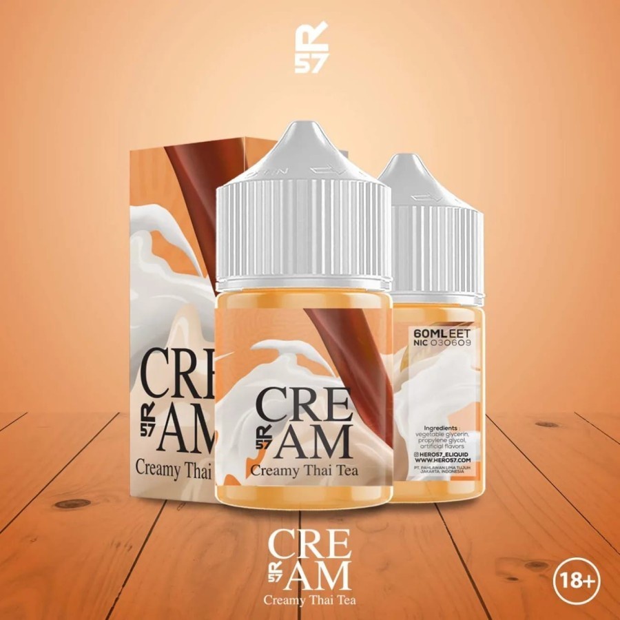 HERO57 CREAM CREAMY THAI TEA 60ML - AUTHENTIC