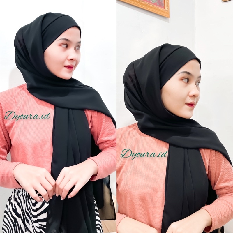 Pasmina Melayu |Pashmina Tali Instan Malaysia Ceruty Babydoll | Pasmina Malay| Malaysian Shawl | Pasmina Tali Ikat | pasmina Turki Premium