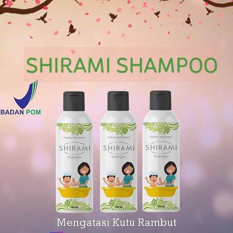 Obat Shampo Penghilang Kutu Rambut dan Telur nya Ampuh SHIRAMI Original 100ml