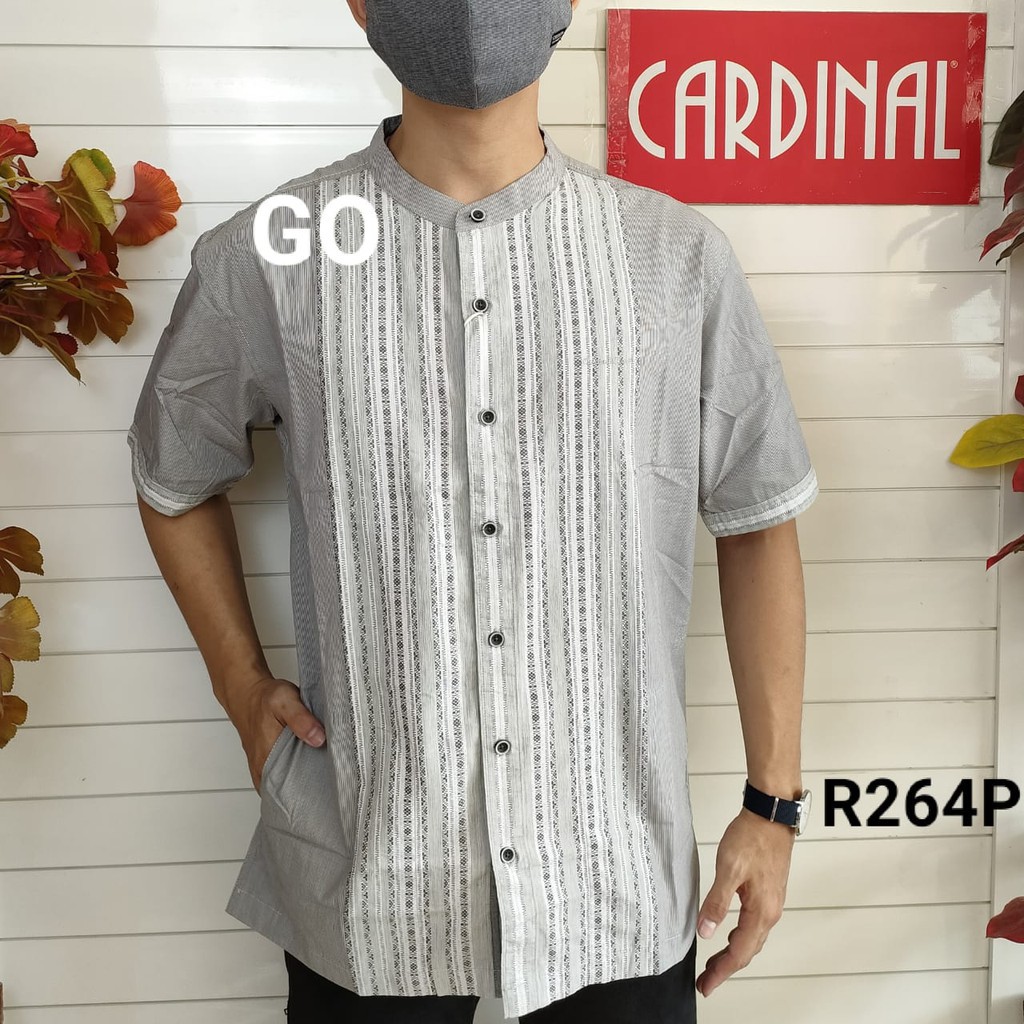 gos CARDINAL KOKO/TAQWA Pakaian Pria Kemeja Hem Cowok Laki-Laki Baju Muslim Original Lengan Pendek