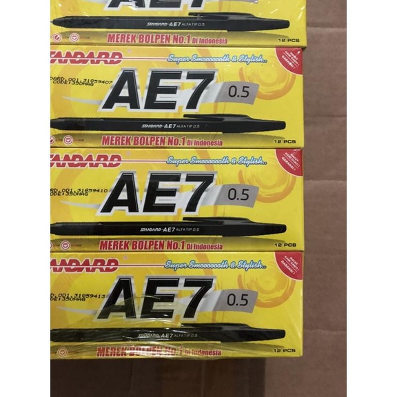 

♠ Pulpen Standard AE-7 - Hitam ✴