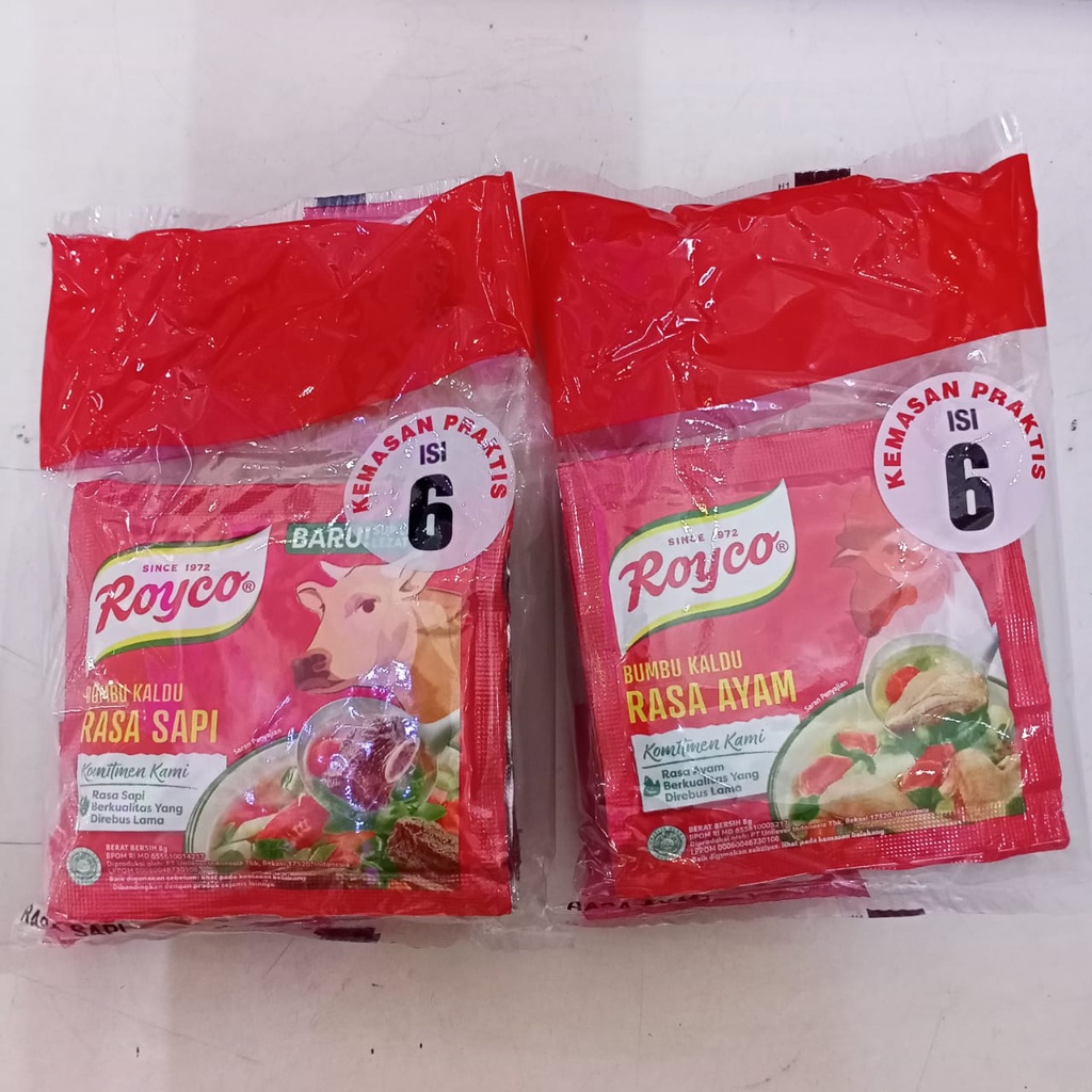 ROYCO RASA AYAM/SAPI @ 8GR * 6 SACHET